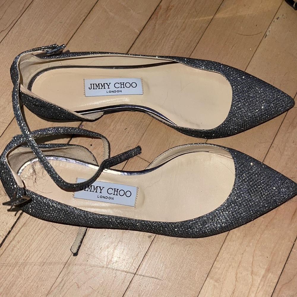 Jimmy Choo sparkly flats 36.5